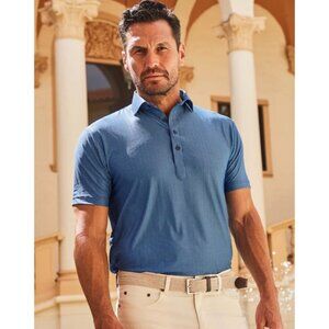 Collars & Co. Mens 2XL Dress Collar Polo Shirt Featherweight Relaxed Fit